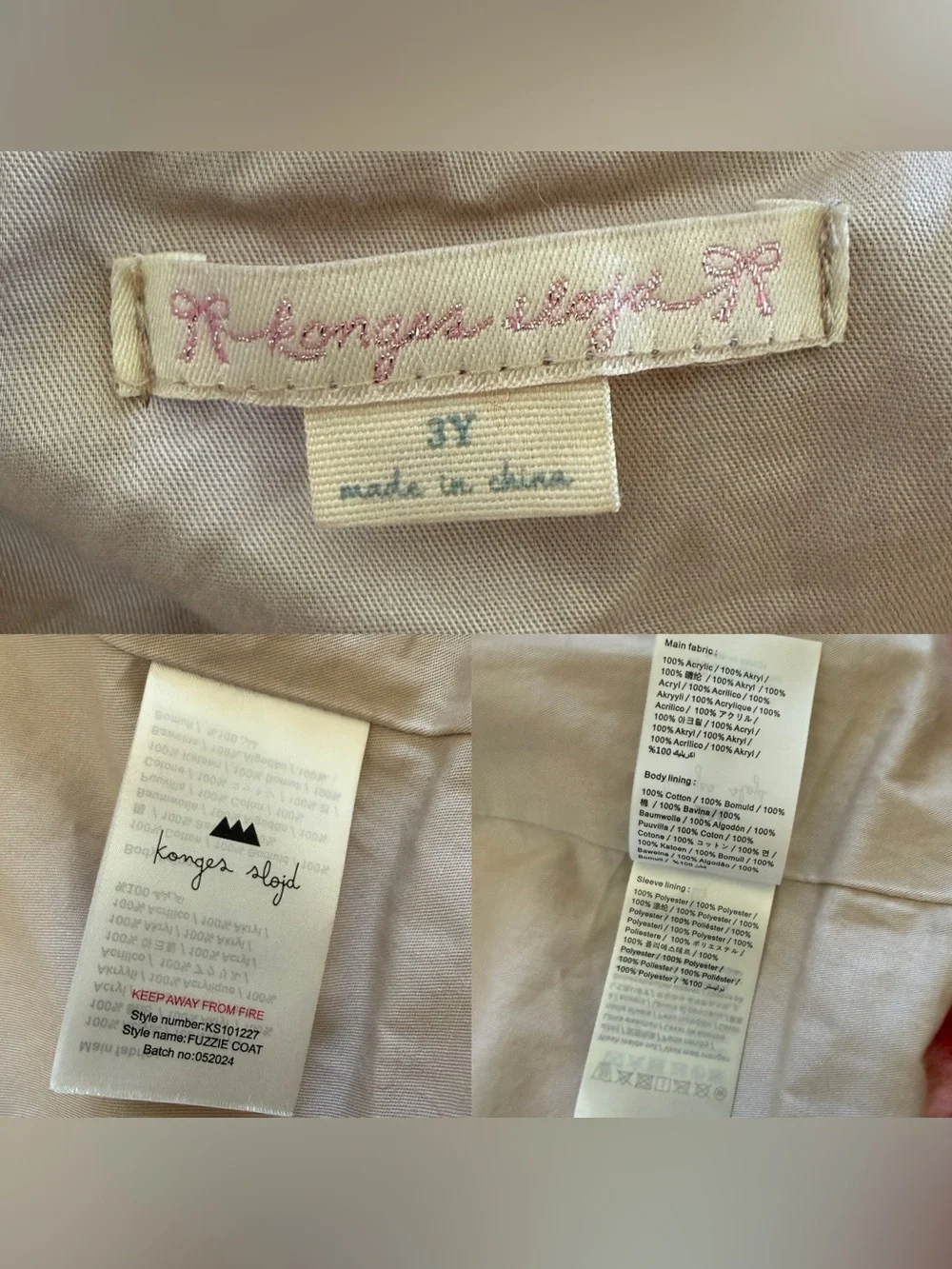 Konges Slojd plush pink
